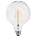 Bulbrite 60-Watt Equivalent G40 Clear Dimmable Edison LED Light Bulb Warm White, 2PK 861573